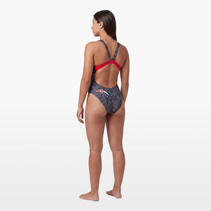 Turbo Women's Wide Strap Swimsuit Feather-Nz