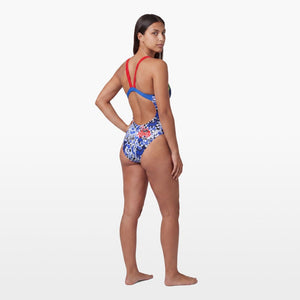 Turbo Women's Wide Strap Swimsuit Umbrella Japan