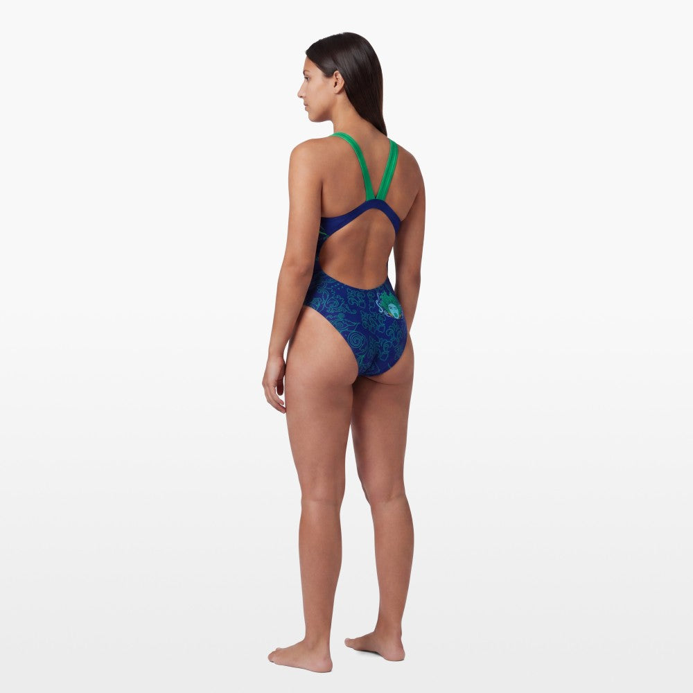 Turbo Women's Wide Strap Swimsuit Medusa