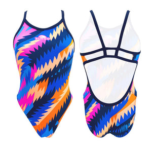 Turbo Women's Kraken Swimsuit- Zigzag Tropical