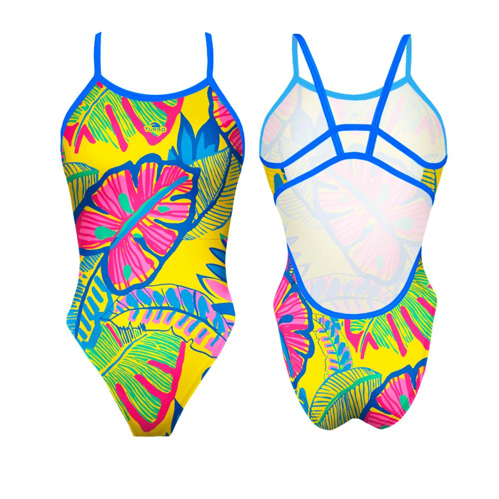 Turbo Women's Kraken Swimsuit- Jungle Bloom