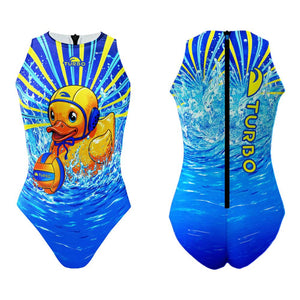 TURBO Women's Comfort Water Polo Swimsuit- Duck Player