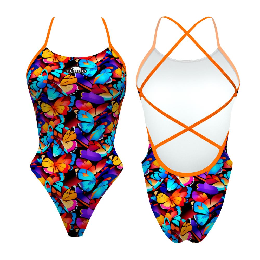 Turbo Women's Swimsuit Sirene Tante Farfalle