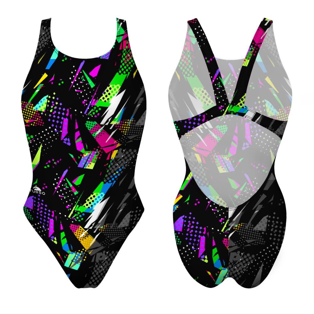 Turbo Women's Wide Strap Swimsuit Fury Vector
