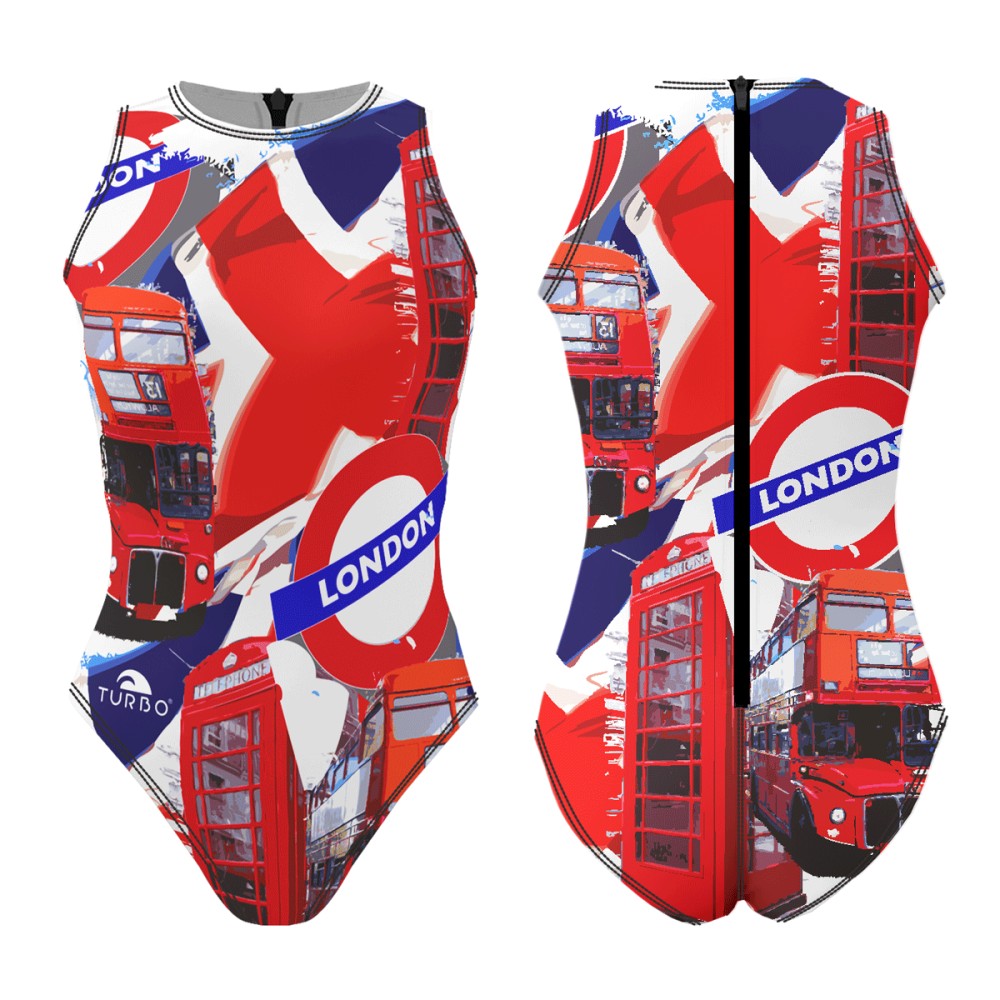 TURBO Women's Comfort Water Polo Swimsuit- London
