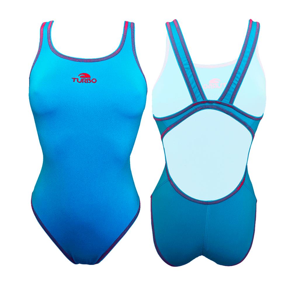 Turbo Women's Swim Comfort Suit- Multi-Colors