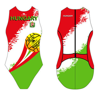 TURBO Women's Comfort Water Polo Swimsuit- Hungary Ball