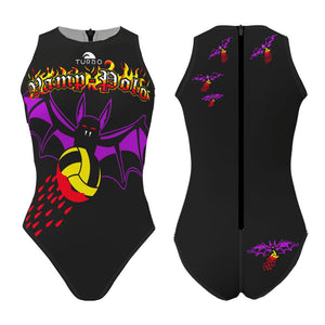 TURBO Women's Comfort Water Polo Swimsuit- Vampire Bat