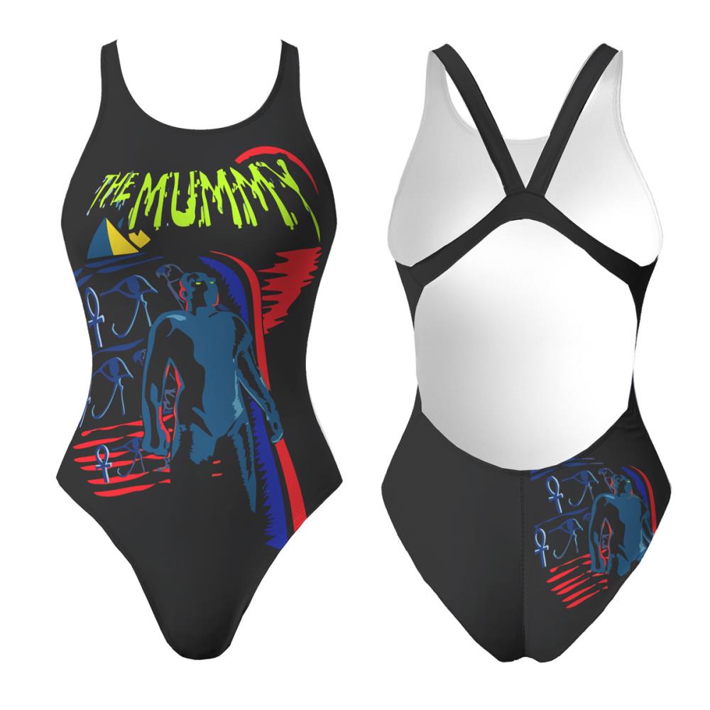 Turbo Women's Wide Strap Swimsuit Mummy