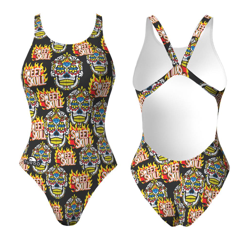 Turbo Women's Wide Strap Swimsuit Sweet Halloween 2014