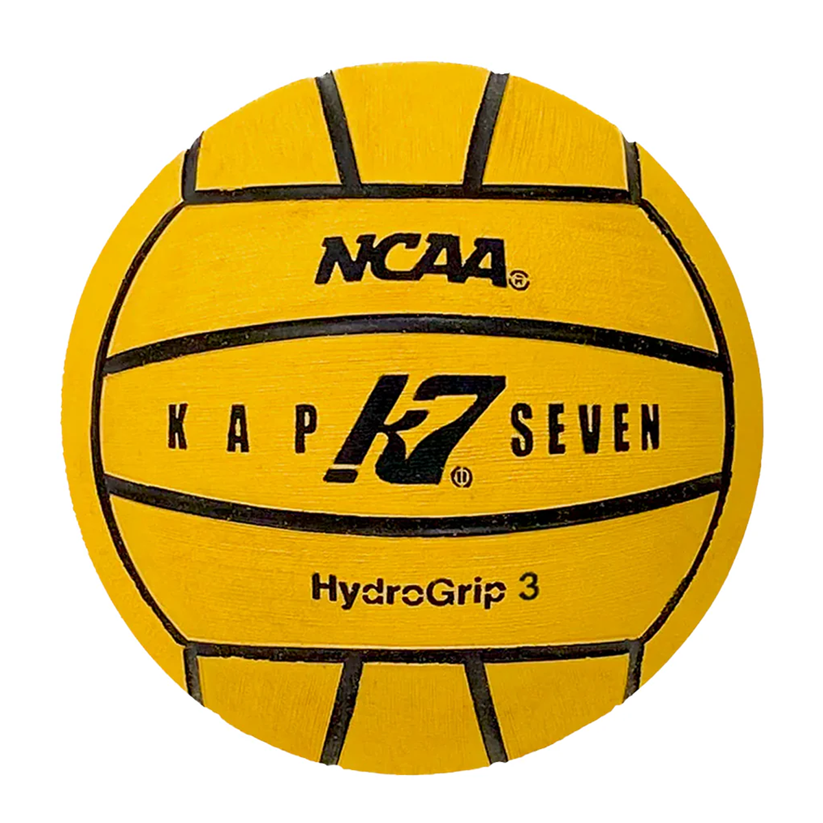 KAP7 Yellow Hydrogrip Water Polo Ball - Size 3