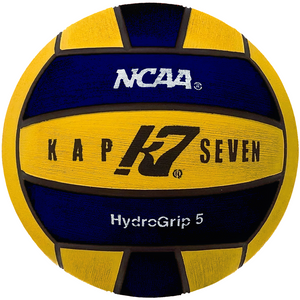 KAP7 Navy/Yellow HYDROGRIP WATER POLO BALL - SIZE 5