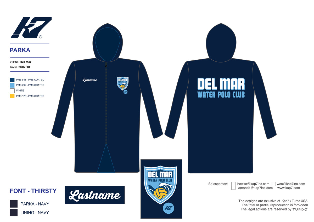 Del Mar WPC Team Store - Parka