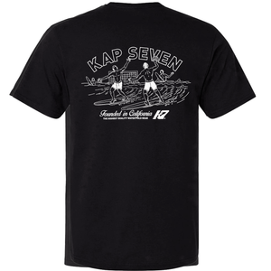 KAP7 California Surf Black T-Shirt