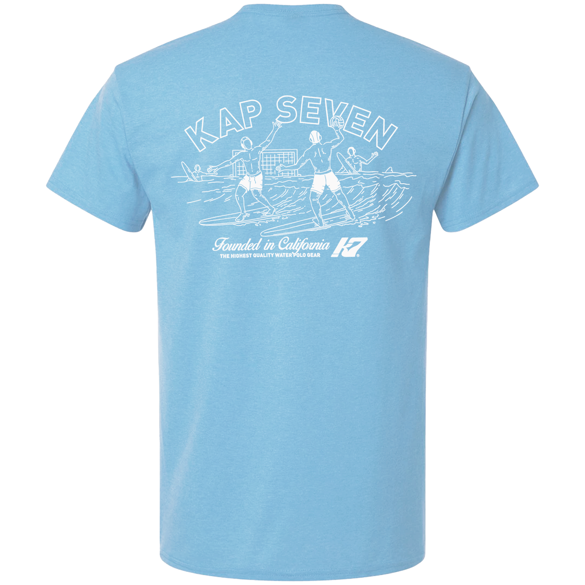 KAP7 California Surf Sky Blue T-Shirt