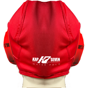 KAP7 Padded Water Polo Cap- RED