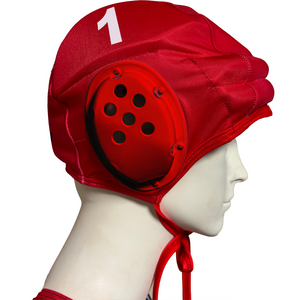 KAP7 Padded Water Polo Cap- RED
