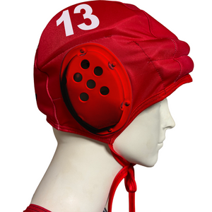KAP7 Padded Water Polo Cap- RED