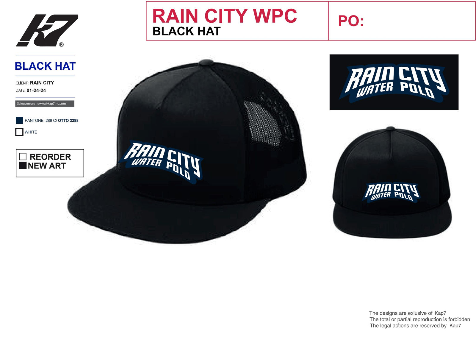 Rain City WPC - TEAM STORE - Hat