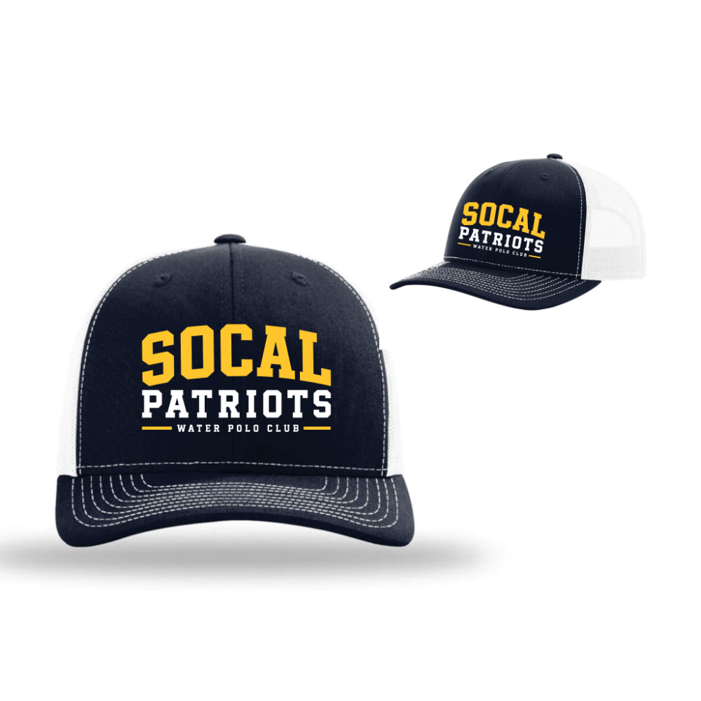SOCAL Patriots WPC Navy White Trucker Hat