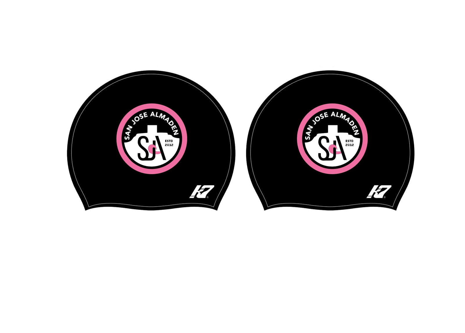 San Jose Almaden WPC Team Store - BLACK, WHITE and RED Latex Caps