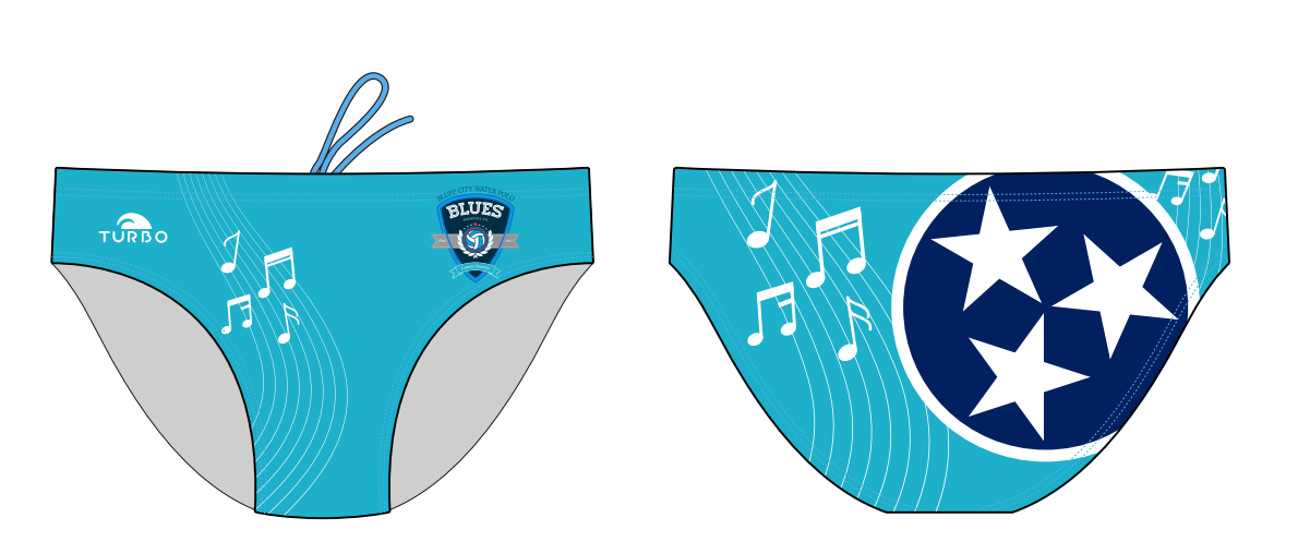 Bluff City WPC Team Store - Mens Turbo Water Polo Suit