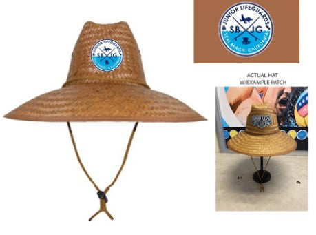 SealBeachJG Sticker Straw Hat