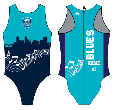 Bluff City WPC Team Store - Flash Womens Water Polo Suit