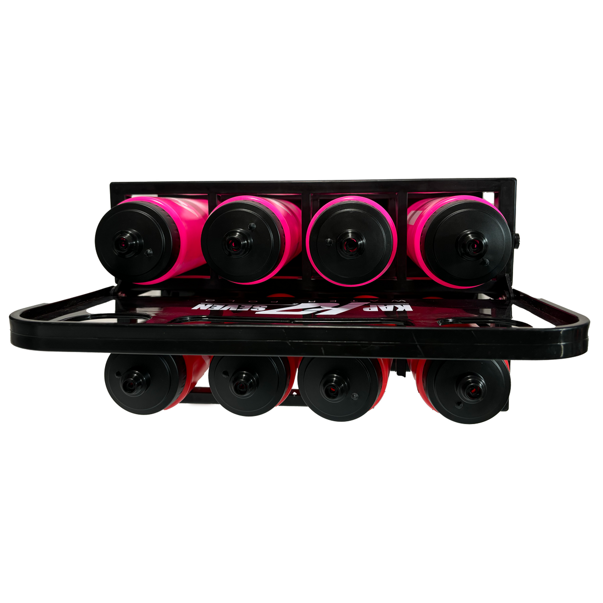 KAP7 Black Folding Water Bottle Carrier- Black