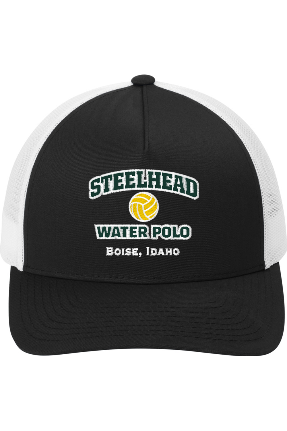 Steelhead WPC Retro Trucker 5-Panel Cap (multiple color options, embroidered logo)