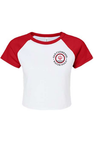 San Clemente WPC BELLA+CANVAS® Women’s Micro Rib Raglan Baby Tee
