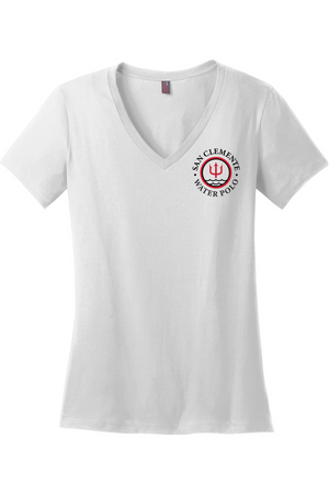 San Clemente WPC 2026 JO's District Women’s Perfect Weight V-Neck Tee