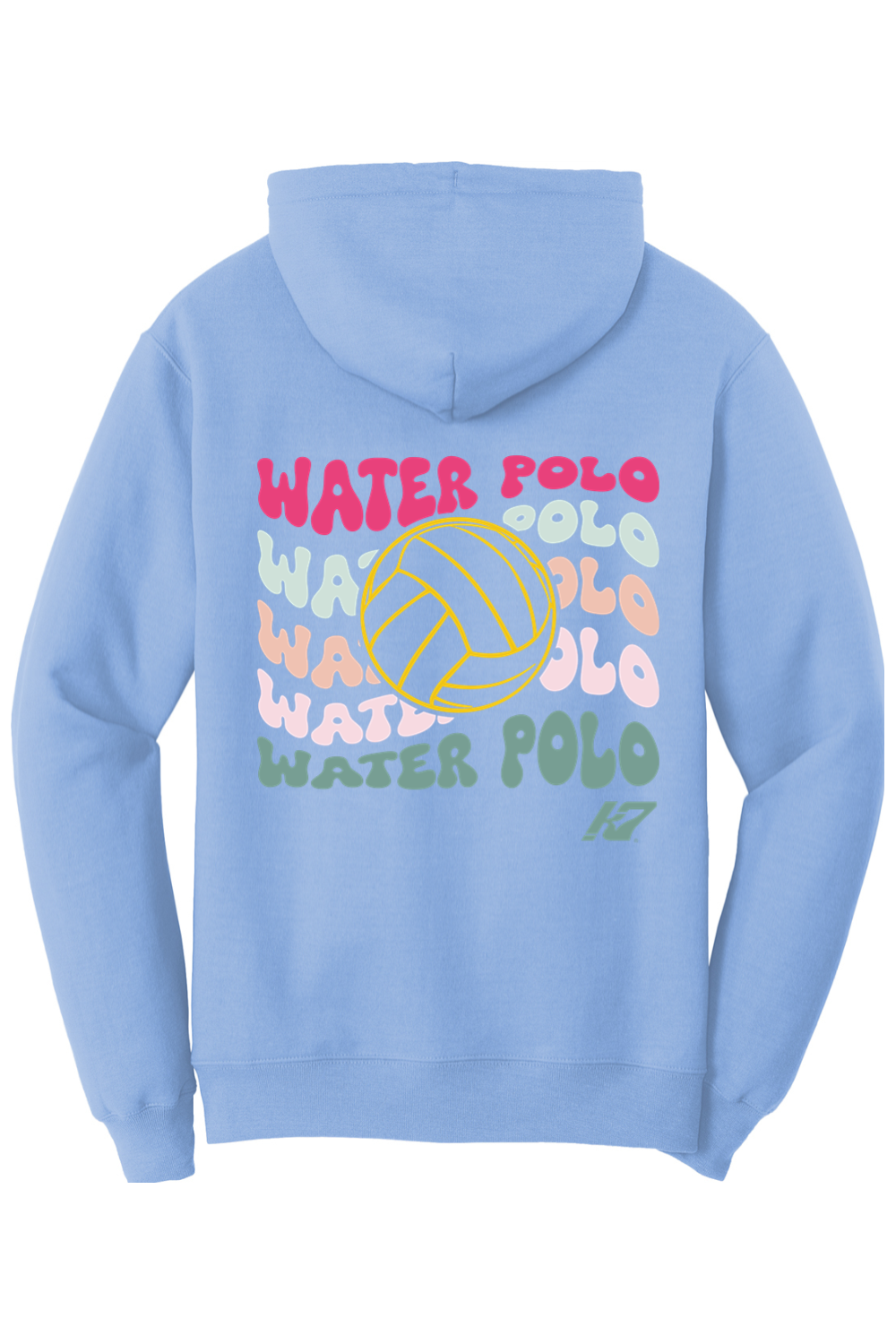 K7 Wavy Water Polo Hooded Sweatshirt