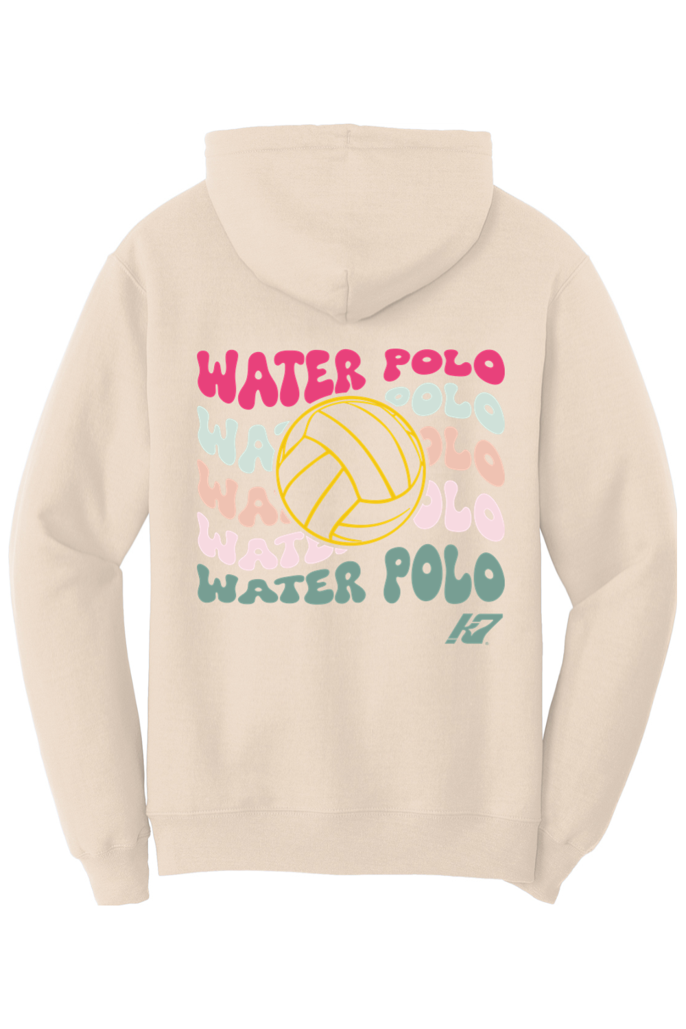 K7 Wavy Water Polo Hooded Sweatshirt