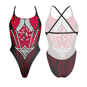 Turbo Women's Artistic Swim Suit B002 Lycra