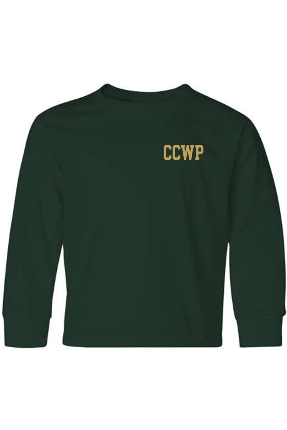 Youth Cotton/Poly Long Sleeve -Dark