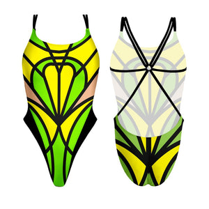 Turbo Women's Artistic Swim Suit Es001 Lycra