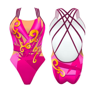 Turbo Women's Artistic Swim Suit F001 Lycra