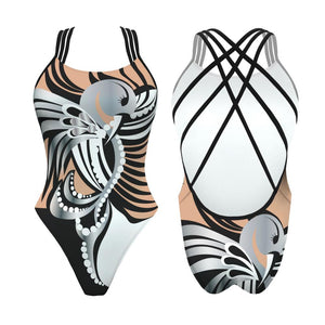 Turbo Women's Artistic Swim Suit F004 Lycra
