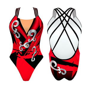 Turbo Women's Artistic Swim Suit F020 Lycra