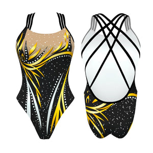 Turbo Women's Artistic Swim Suit F042 Lycra