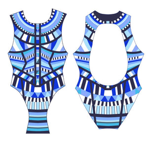 Turbo Women's Artistic Swim Suit Hy002 Lycra