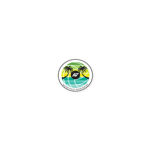 Kap7 Green Sunset Logo Bubble-free stickers