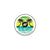 Kap7 Green Sunset Logo Bubble-free stickers