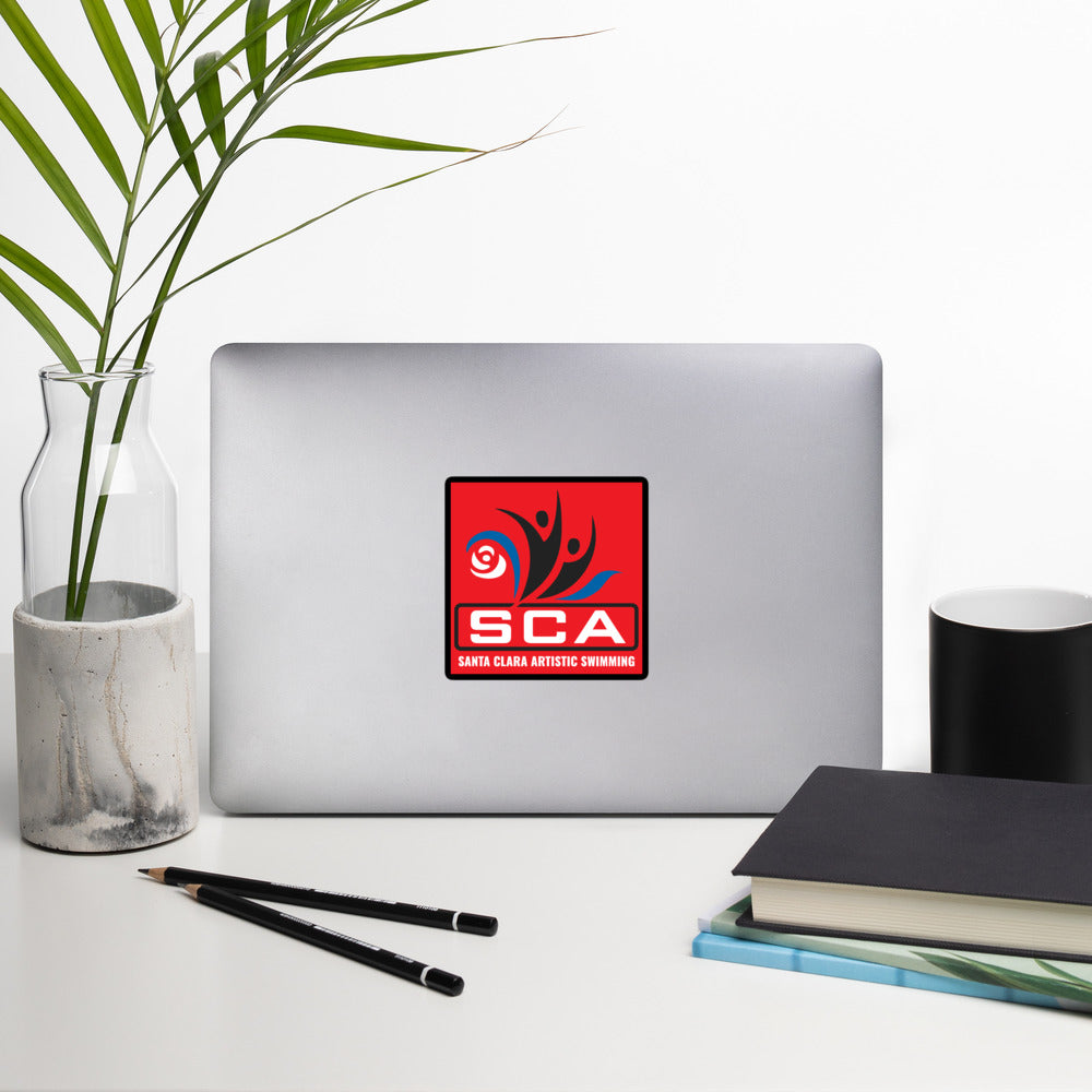 SCA 5x5 Red Sticker