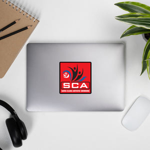 SCA 5x5 Red Sticker