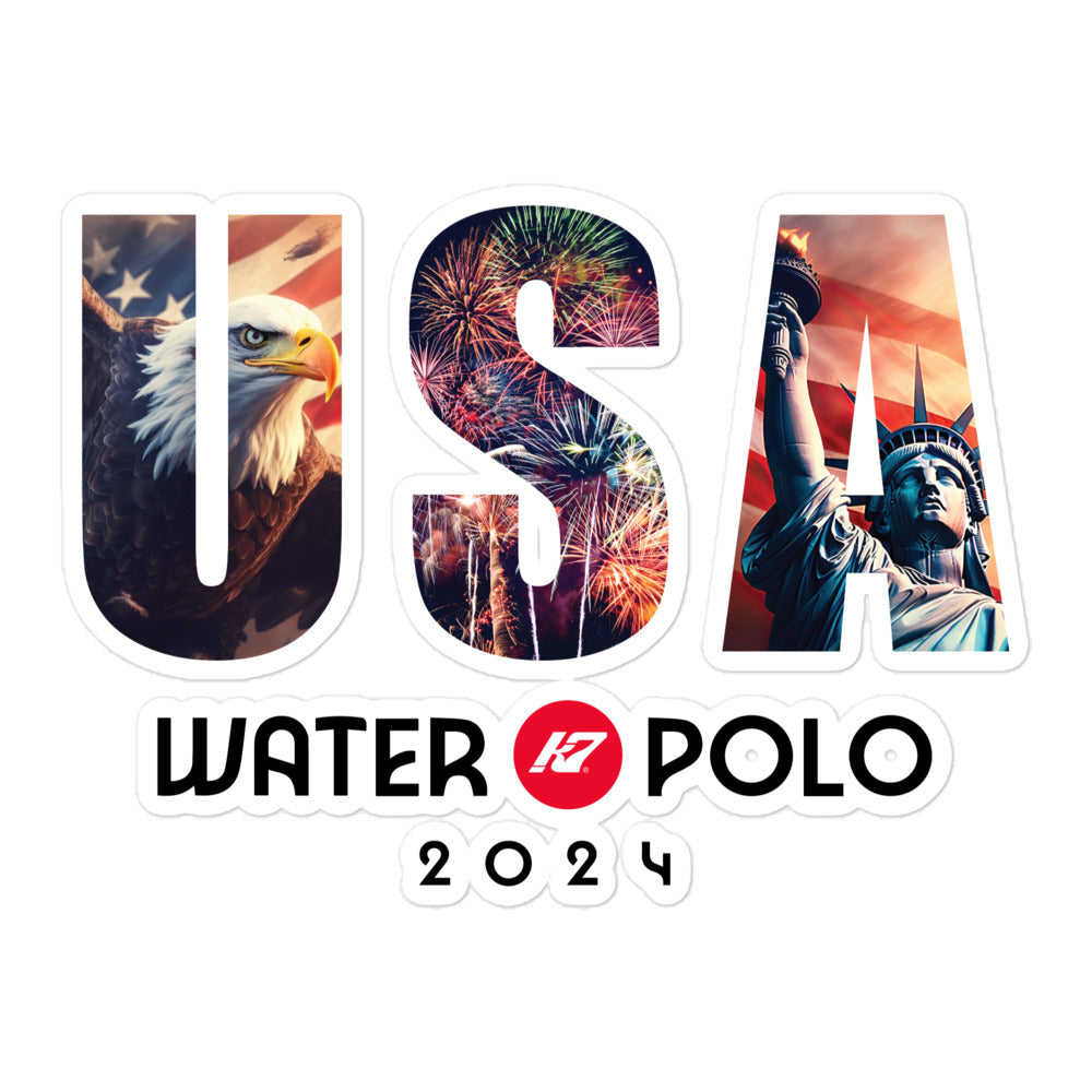 K7 USA 24 Bubble-free Stickers