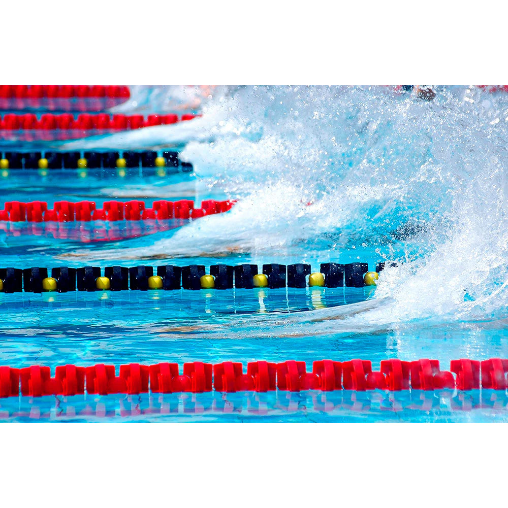 75 Foot Maximum Racing Lane Line With 6 Inch Disks AntiWave