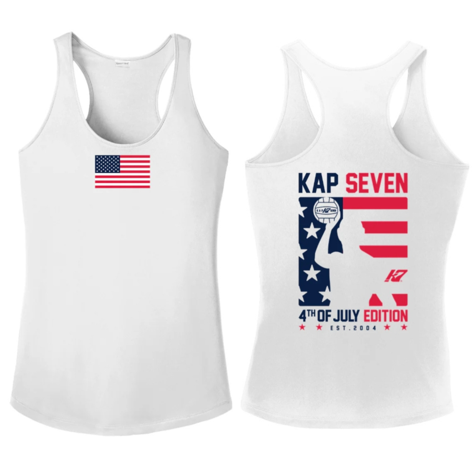 K7 USA Player Women's Racerback Tank