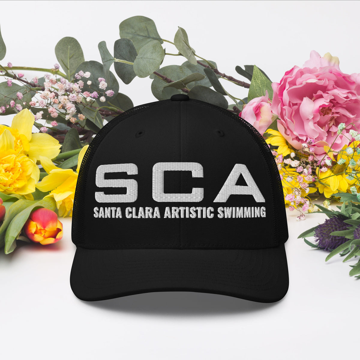 SCA Black Trucker Hat